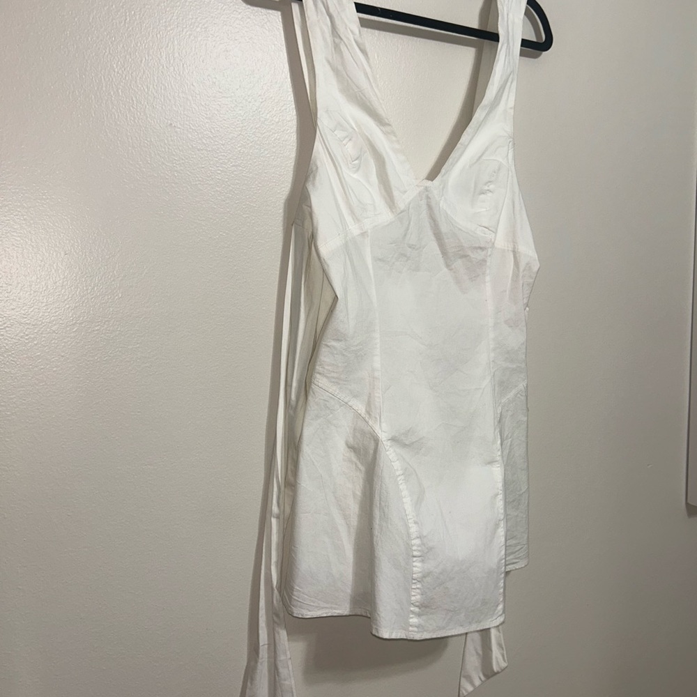 Free People White Mini Dress